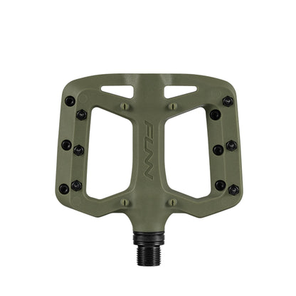 Funn Taipan S Glass Fiber Reinforced Thermoplastic Bike Pedals with 9/16-inch CrMo Axles and Shin-Friendly Pins for MTB/BMX/Urban/Gravel Riding