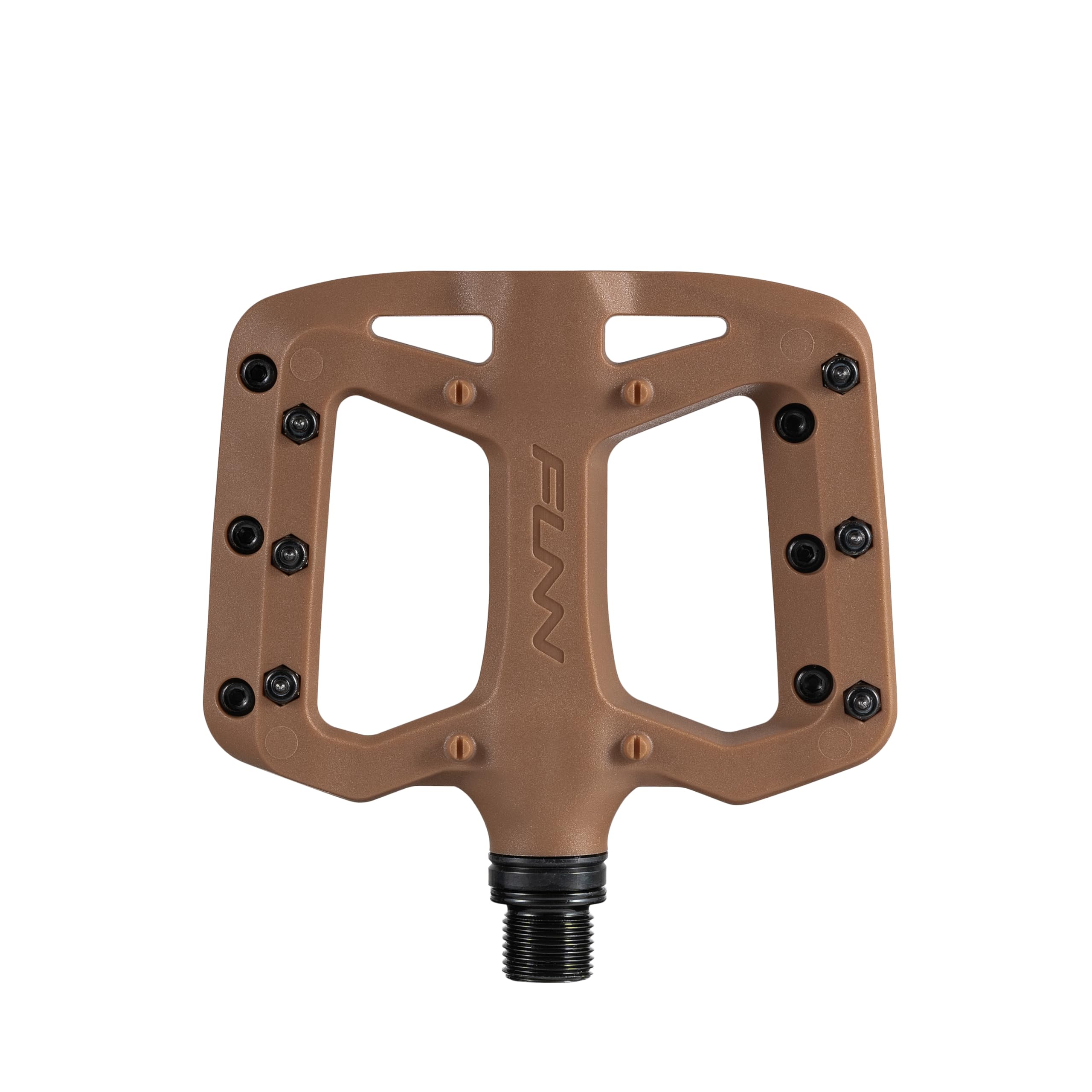Funn Taipan S Glass Fiber Reinforced Thermoplastic Bike Pedals with 9/16-inch CrMo Axles and Shin-Friendly Pins for MTB/BMX/Urban/Gravel Riding