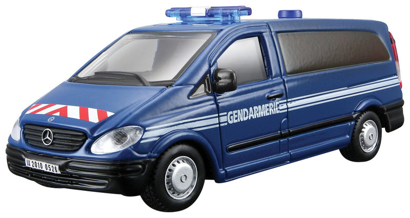 Bburago 15632009 - MB Vito Politie, 1:50