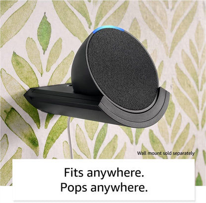 Amazon Echo Pop - Smart Speaker - Bluetooth, Wi-Fi - App-Controlled - Glacier White