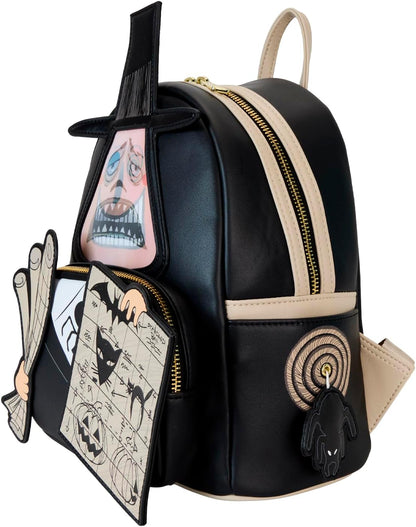Loungefly Disney Nightmare Before Christmas Mayor with Plans Lenticular Mini Backpack, Multi, Mini