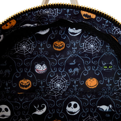 Loungefly Disney Nightmare Before Christmas Mayor with Plans Lenticular Mini Backpack, Multi, Mini