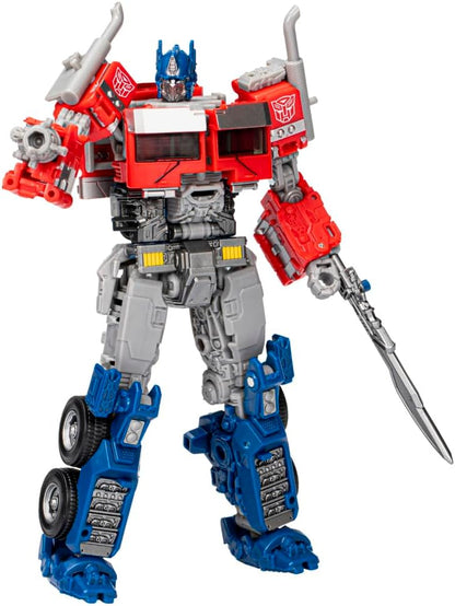 Hasbro Transformers: Rise of The Beasts Buzzworthy Bumblebee Studio Series 102BB Optimus Prime Figure 16 cm