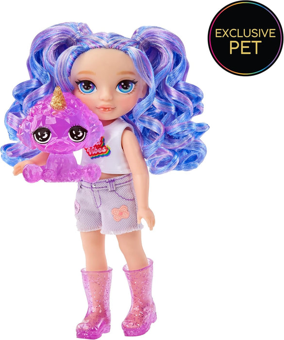 Rainbow High Littles - Poupée 15cm + animal de compagnie - Violet - Des 4ans