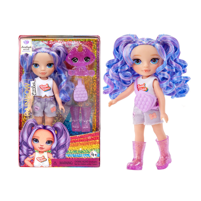 Rainbow High Littles - Poupée 15cm + animal de compagnie - Violet - Des 4ans