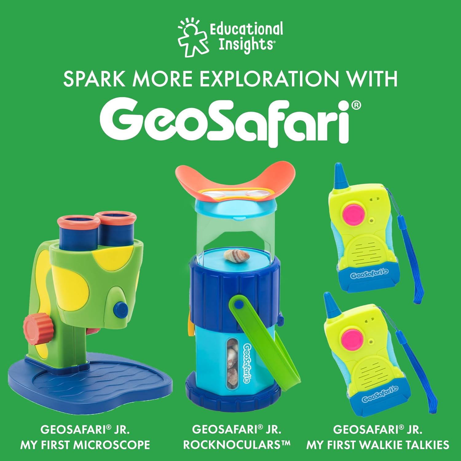Learning Resources EI-5131 GeoSafari Jr. My First, STEM, Toy Telescope for Astronomy, Boys & Girls Ages 4, Multi