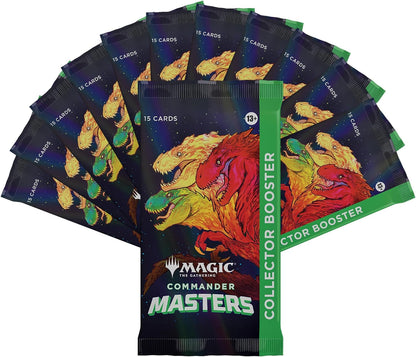 Magic: The Gathering Commander Masters Collector Booster Box, 4 Packs (60 Cards)