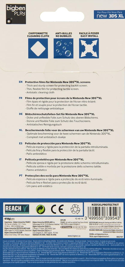 Nintendo New 3DS XL - Dual Screen Protection Kit (Bildschirmschutzfolien
