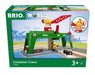 BRIO World Container Crane for Kids Age 3 Years Up - Wooden Railway Train Accessories and Add Ons