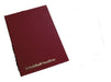 Exacompta - Ref 38/6Z - Guildhall - Headliner Case bound Hardback Account Book, 298 x 203mm, 6 Cash Column, 80 Pages, Tamper-Proof, Precision Ruled 95gsm Ledger Paper - Burgundy