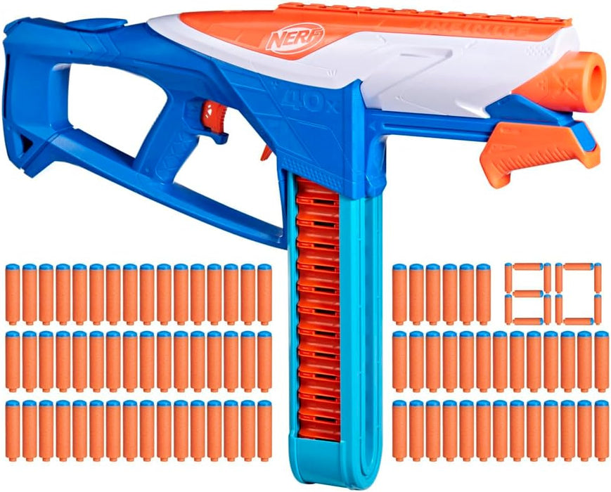 Nerf N Series, Lanzador Infinite y 80 Dardos N1, Mayor Precisión y Lanzamiento en Ráfaga, Juguete para Niños de 8 Años o Más.