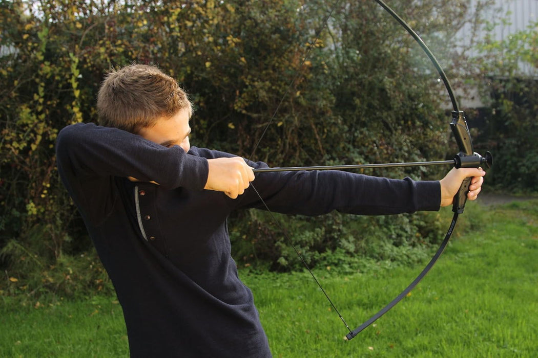 Petron Stealth Archery Set with 6 Sucker-Safe Arrows | Highly Accurate to over 20 Metres | Indoor & Outdoor Fun, Perfect for Adults & Children 14+