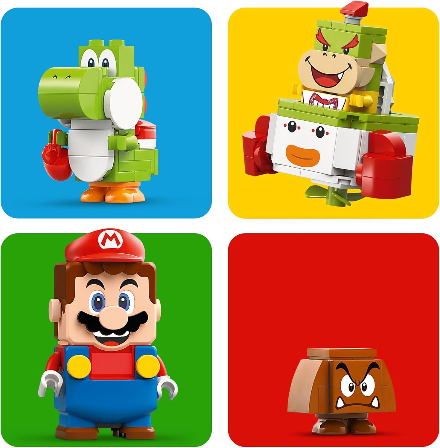 LEGO Super Mario Adventures with Interactive Mario, Bowser Jr.’s Clown Car Vehicle Set, with Yoshi Toy, Nintendo Gift for 6 Plus Year Old Boys, Girls and Gamers 71439