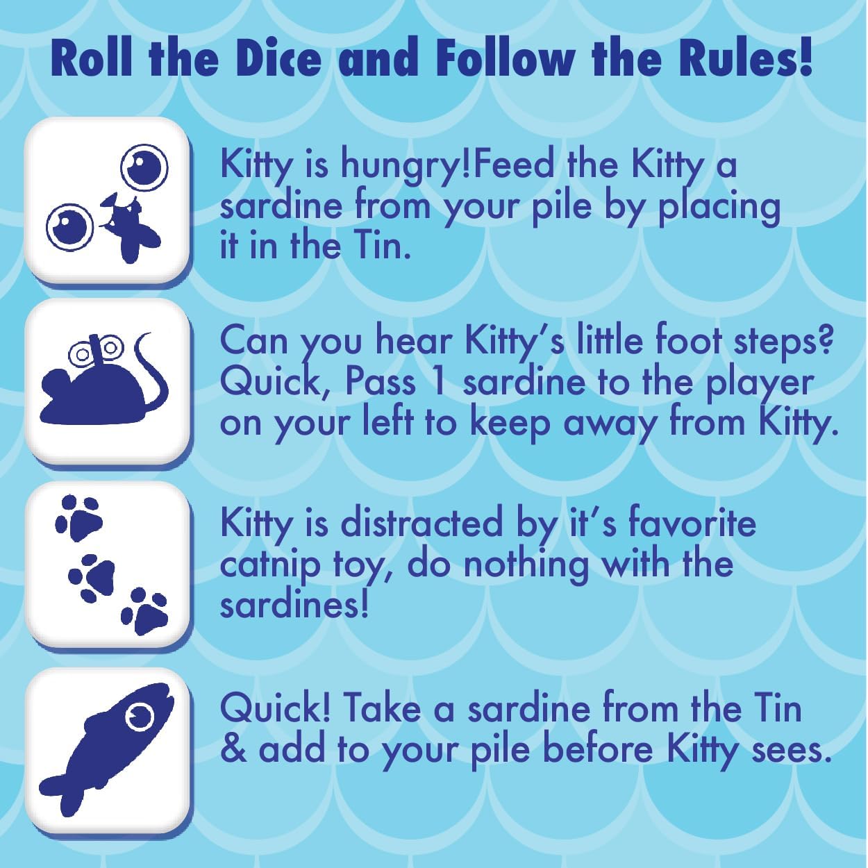 Gamewright - Feed The Kitty - A Delicious Game of Mice and Dice - 2-5 Players - Ages 4 and Up