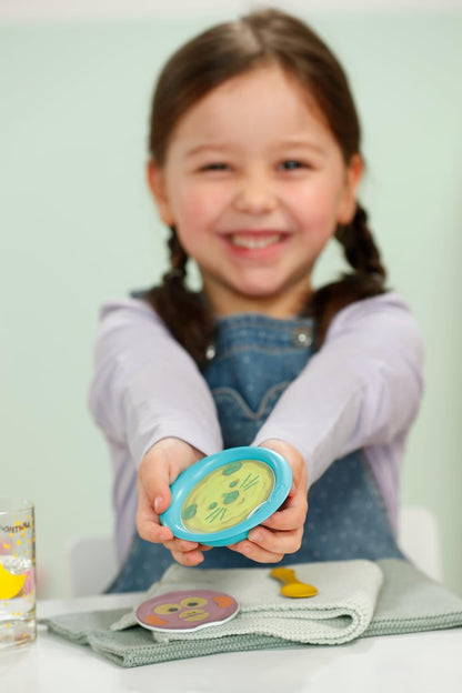 BABY born Feeding Set for Dolls with a Bowl, Spoon and 5 Water Reveal Meal Options with Fun Faces, For Children Aged 3+, 835029 Zapf Creation