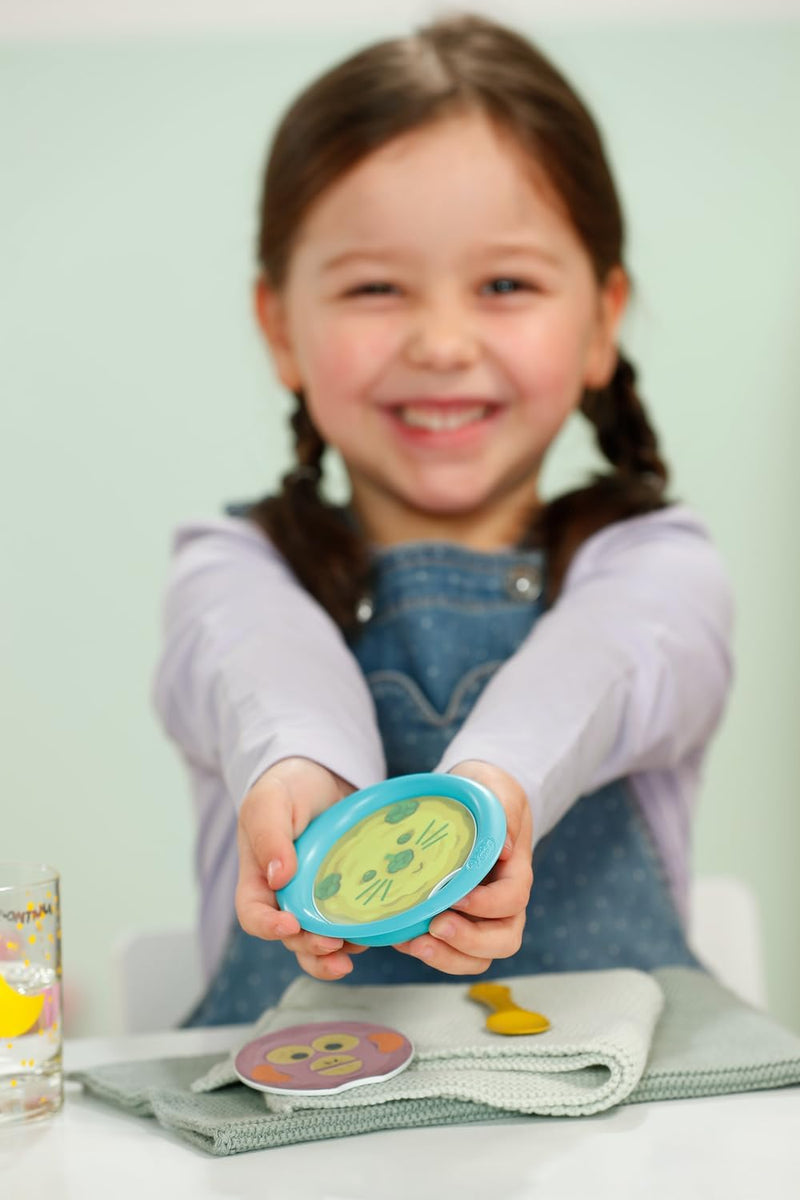 BABY born Feeding Set for Dolls with a Bowl, Spoon and 5 Water Reveal Meal Options with Fun Faces, For Children Aged 3+, 835029 Zapf Creation