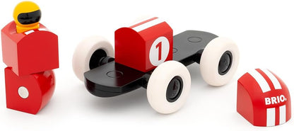Brio - Macchina da Corsa con Blocchi Magnetici in Legno, Giochi Educativi, Giocattolo, Idea Regalo per Bambino e Bambina 12+ Mesi