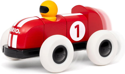 Brio - Macchina da Corsa con Blocchi Magnetici in Legno, Giochi Educativi, Giocattolo, Idea Regalo per Bambino e Bambina 12+ Mesi