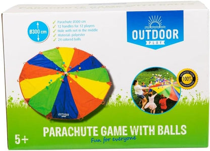 Outdoor Play Parachutedoek Met Ballen