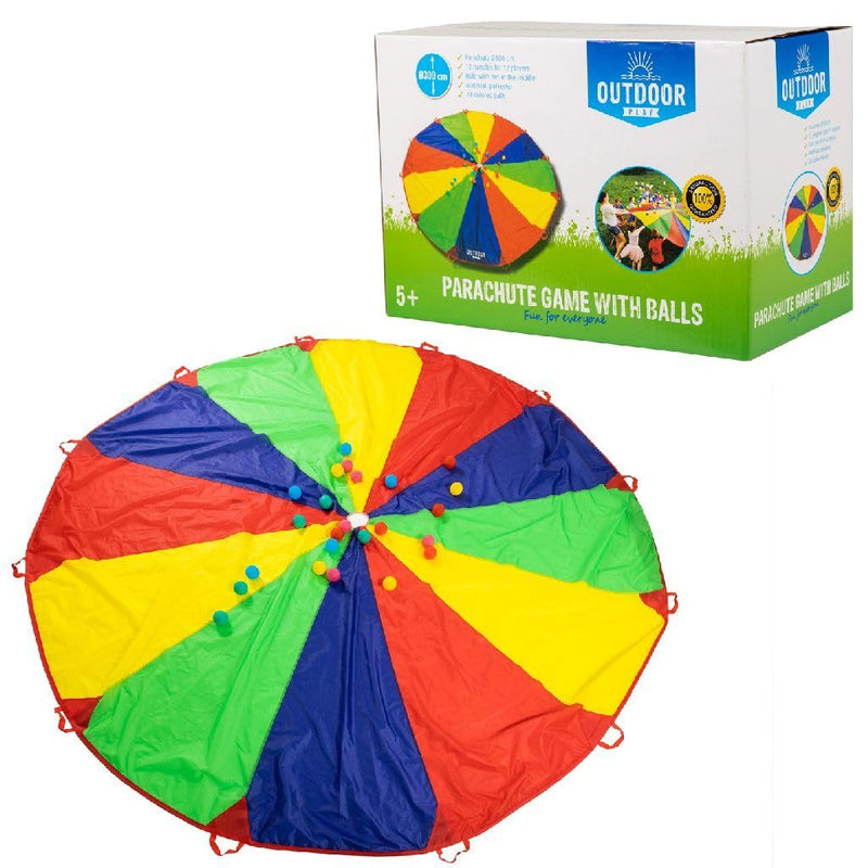 Outdoorplay - Outdoorplay parachute doek met ballen - 1 set
