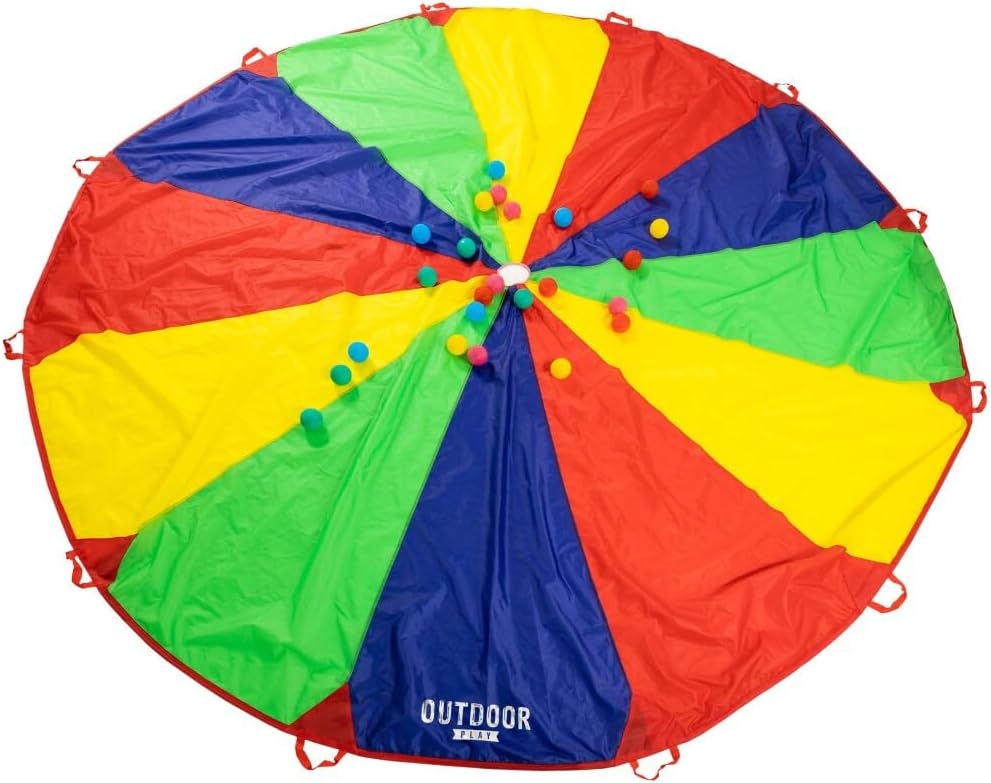 Outdoor Play Parachutedoek Met Ballen
