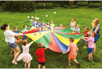 Outdoor Play Parachutedoek Met Ballen