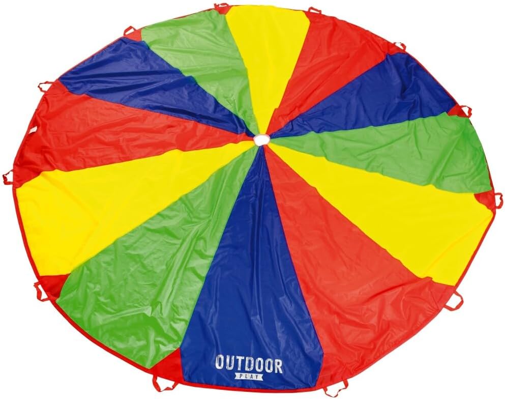 Outdoor Play Parachutedoek Met Ballen