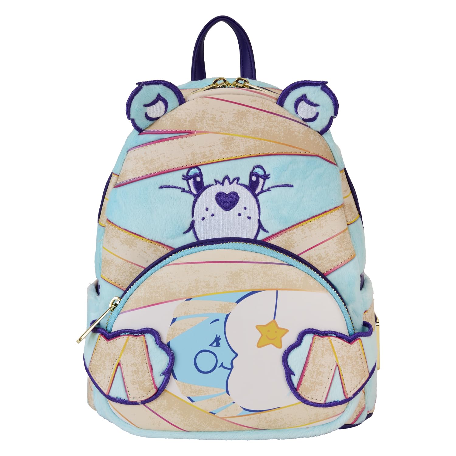 Loungefly Care Bears Universal Monsters Bedtime Bear Mummy Mini Backpack, Multi, Mini