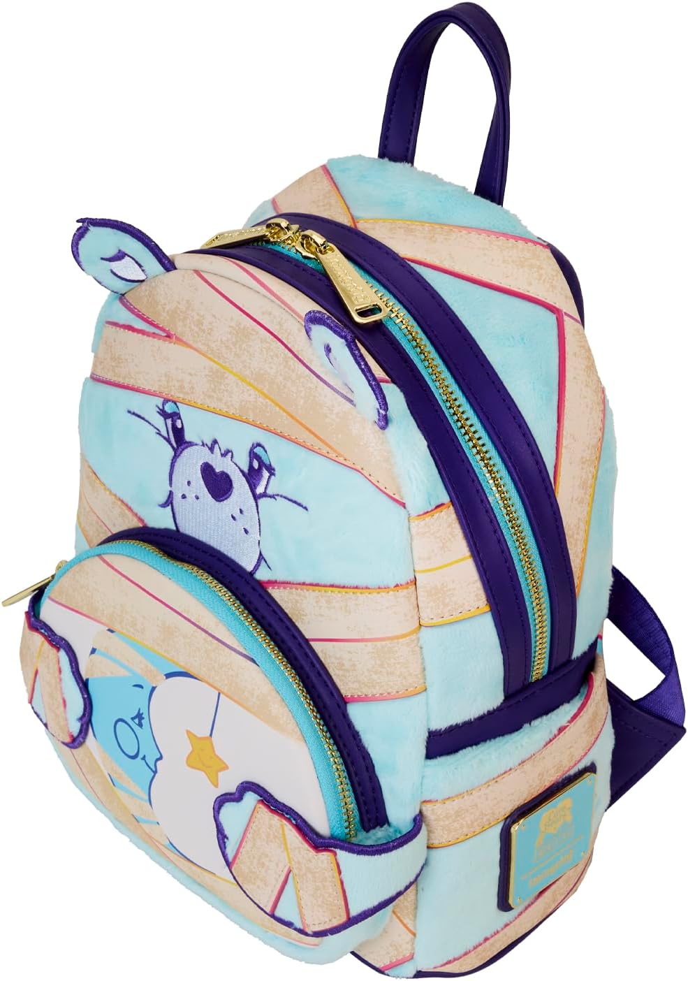 Loungefly Care Bears Universal Monsters Bedtime Bear Mummy Mini Backpack, Multi, Mini