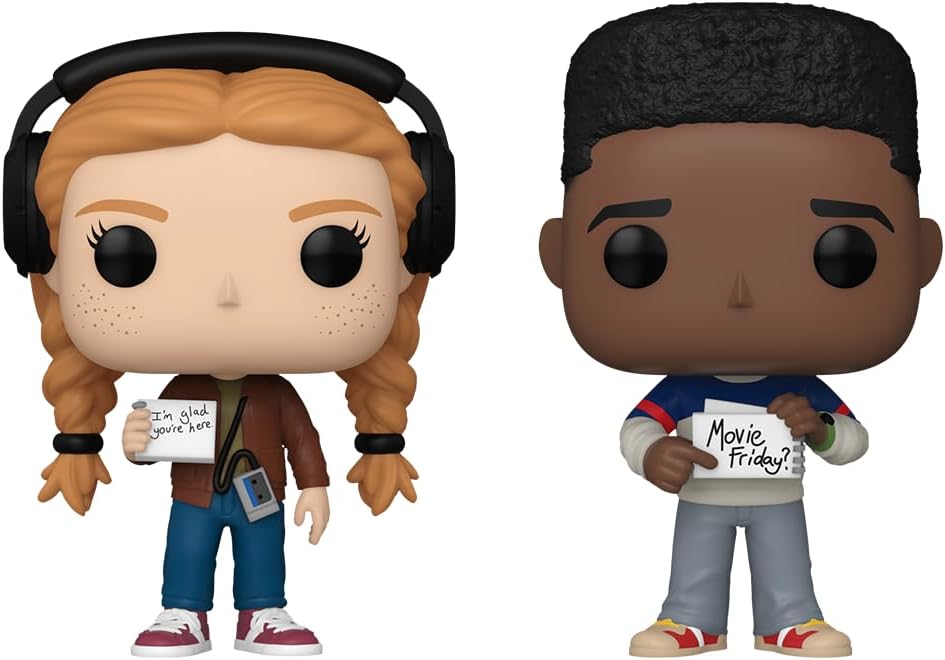 Funko Pop! TV: ST - Max Mayfield & Lucas 2PK - Stranger Things - Collectable Vinyl Figure - Gift Idea - Official Merchandise - Toys for Kids & Adults - TV Fans - Model Figure for Collectors