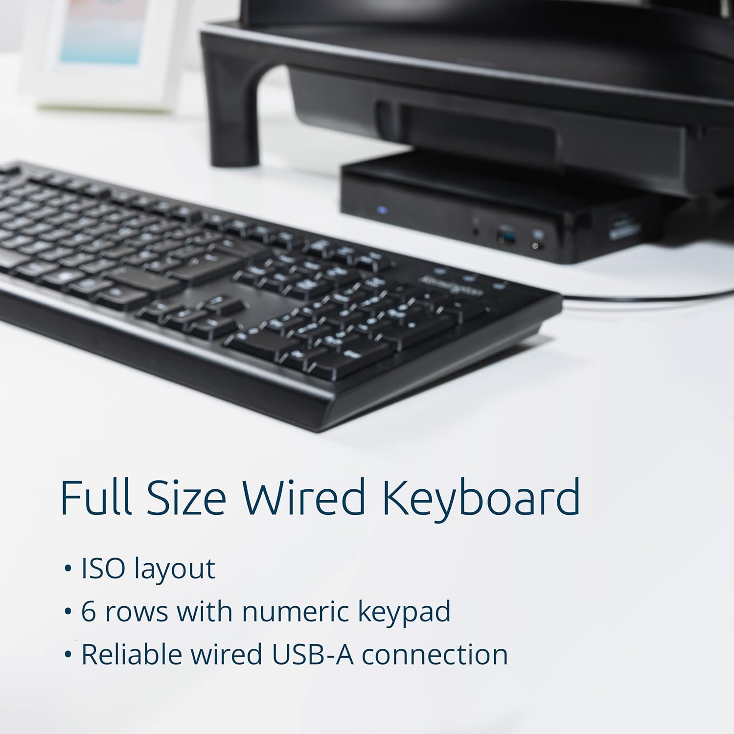 Kensington KB100 EQ Standard Keyboard - UK