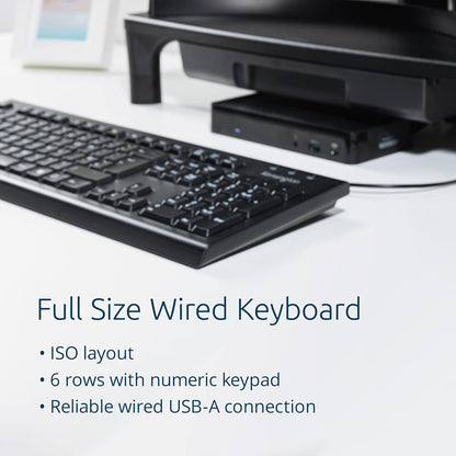 Kensington KB100 EQ Standard Keyboard - UK