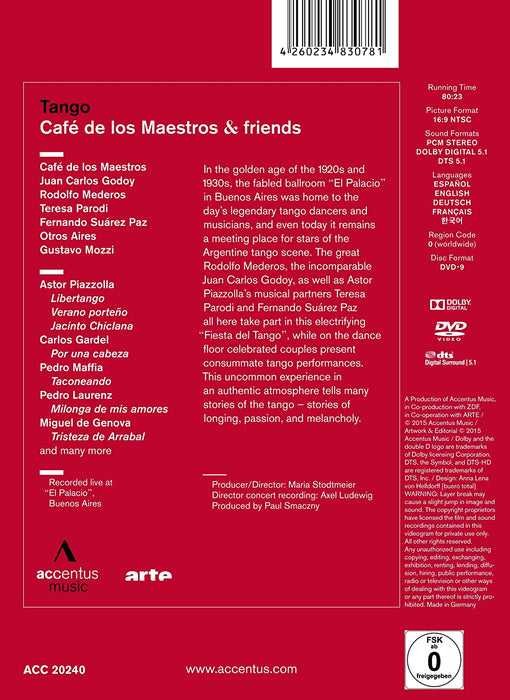 Tango - Cafe De Los Maestros & Friends