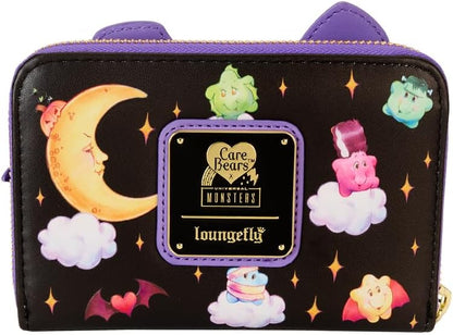 Loungefly Care Bears Universal Monsters Scary Dreams Zip Around Wallet, Multicolor, Zip Around Wallet