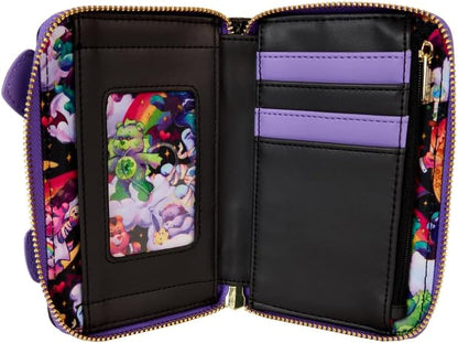 Loungefly Care Bears Universal Monsters Scary Dreams Zip Around Wallet, Multicolor, Zip Around Wallet
