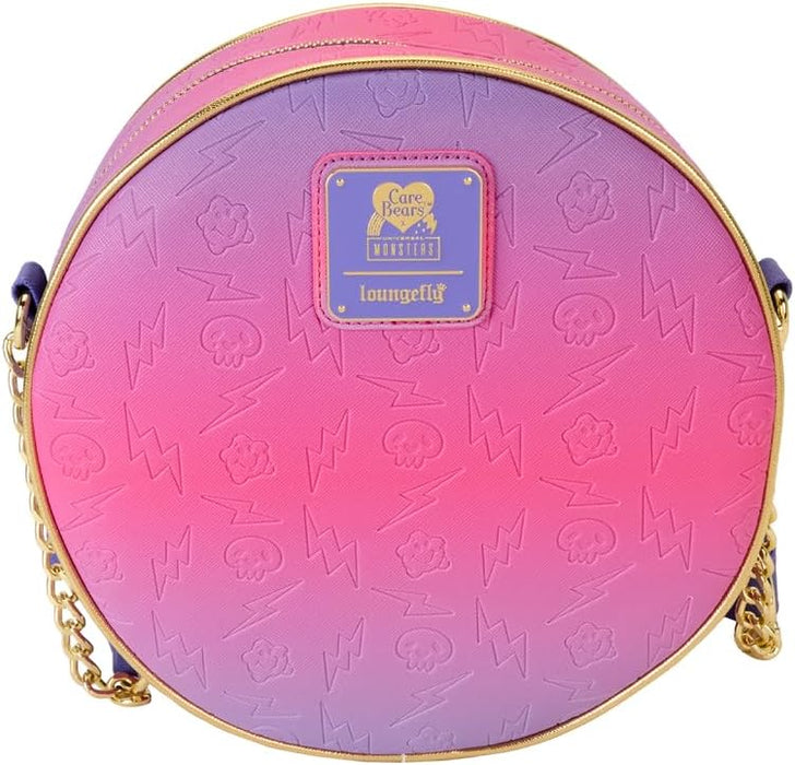 Loungefly Care Bears Universal Monsters Cheer Bear Bride of Frankenstein Crossbody Bag, Multi
