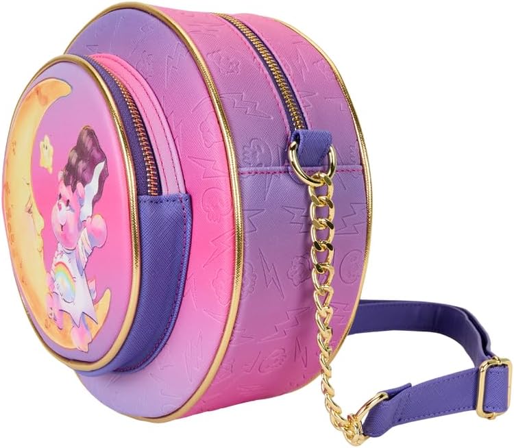 Loungefly Care Bears Universal Monsters Cheer Bear Bride of Frankenstein Crossbody Bag, Multi