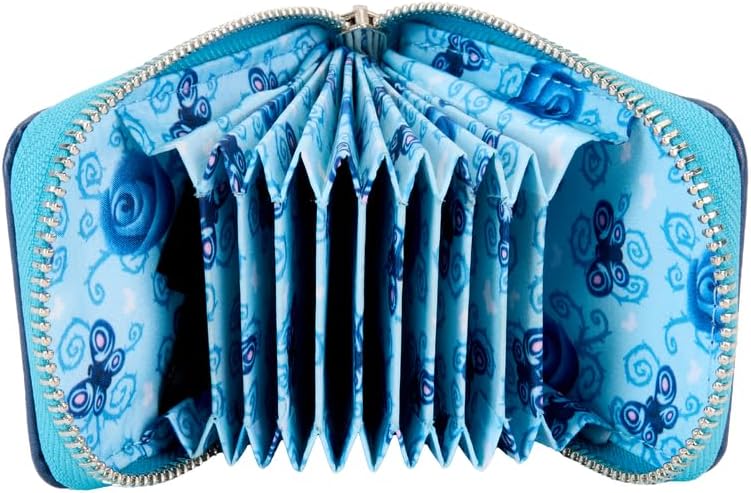 Loungefly Corpse Bride Scraps Accordion Zip Around Wallet, Multicolor, Accordion Wallet