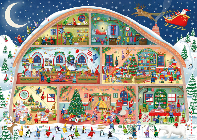 Ravensburger 2024 Christmas Jigsaw Puzzle - 1000 Pieces for Adults and Kids Age 12 Years Up - Santa's Workshop - Special Edition