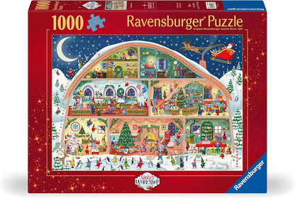 Ravensburger 2024 Christmas Jigsaw Puzzle - 1000 Pieces for Adults and Kids Age 12 Years Up - Santa's Workshop - Special Edition