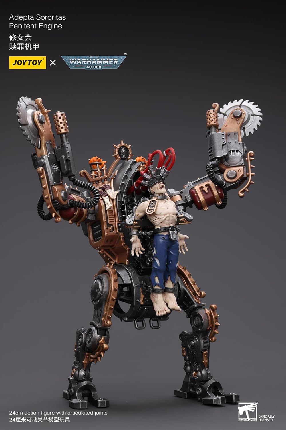 Warhammer 40k figurine 1/18 Adepta Sororitas Penitent Engine 12 cm