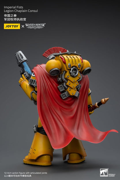 JoyToy Warhammer 40K: Imperial Fists Legion Chaplain Consul 1:18 Scale Action Figure