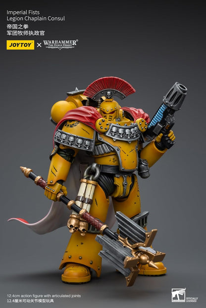 JoyToy Warhammer 40K: Imperial Fists Legion Chaplain Consul 1:18 Scale Action Figure