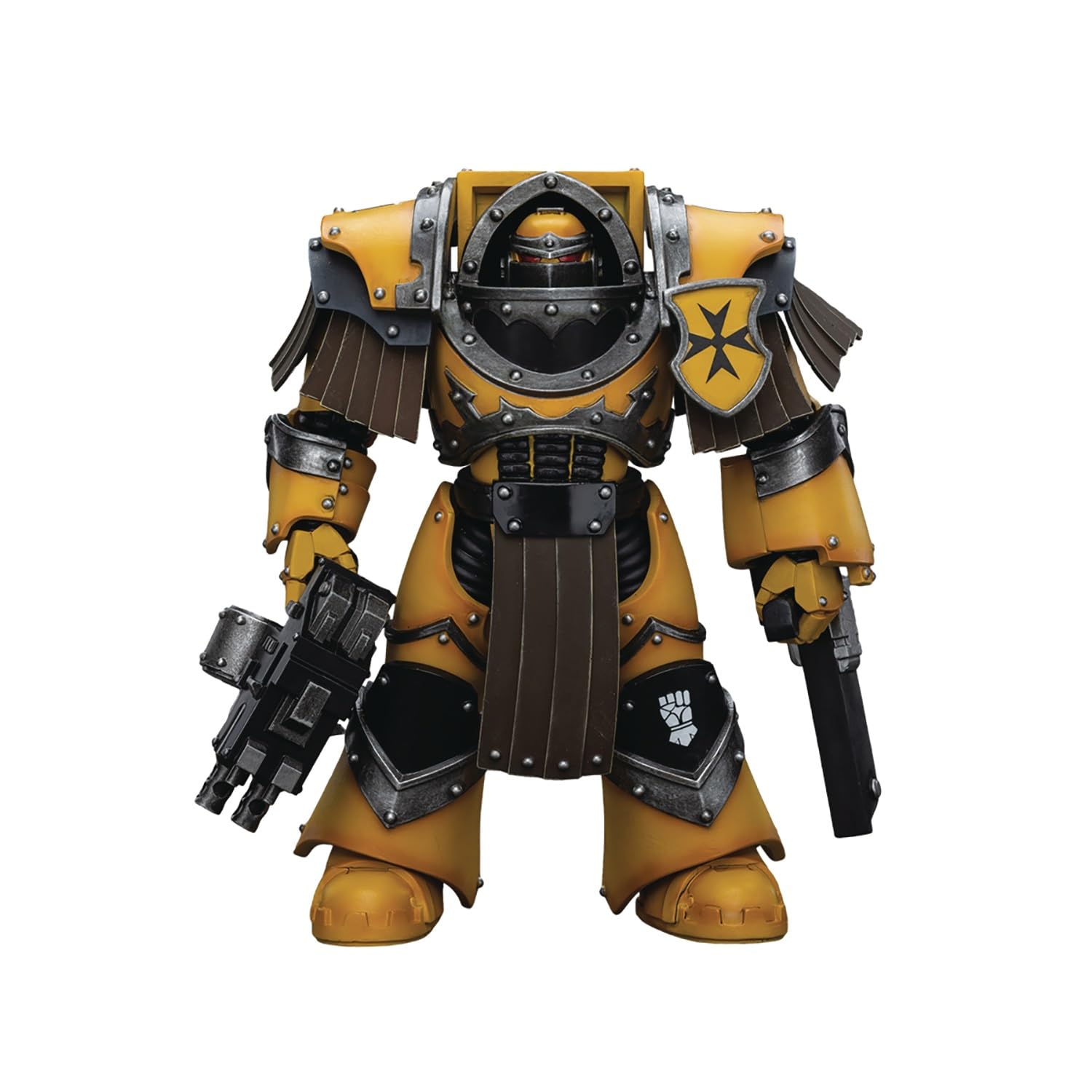 JoyToy Warhammer 40K: Imperial Fists Legion Cataphractii Terminator Squad Legion Cataphractii with Chainfist 1:18 Scale Figure