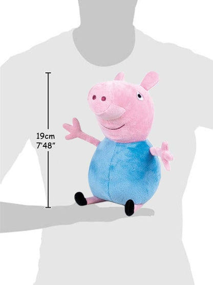 Play by Play Peppa Pig - Confezione da 2 peluche Peppa Pig e George 20 centimetri - Qualità Super Soft, multicolore