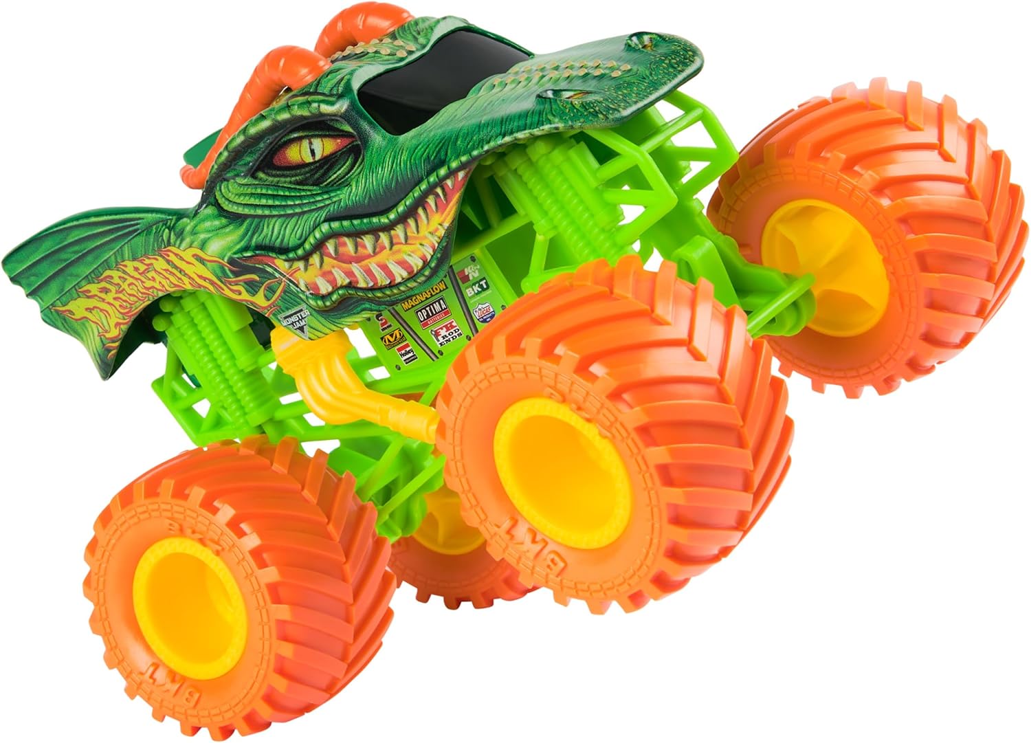 Monster Jam, Official Dragon Monster Truck, Collector Die-Cast Vehicle, 1:24 Scale, Kids’ Toys for Boys and Girls Aged 3 and up