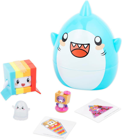 LankyBox Mystery Thicc Shark Glow Pack with 5 Exciting Toys to Discover inside, Officially Licensed Merch