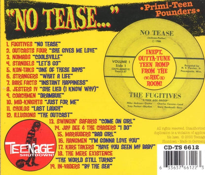 Teenage Shutdown! - "No Tease...": Inept, Outta-tune Teen Romp from The (W)rec(k) Room!