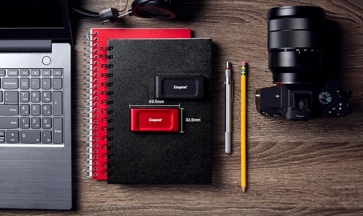 Kingston XS1000 1TB External SSD USB 3.2 Gen 2 Portable Solid State Drive Red -SXS1000R/1000G