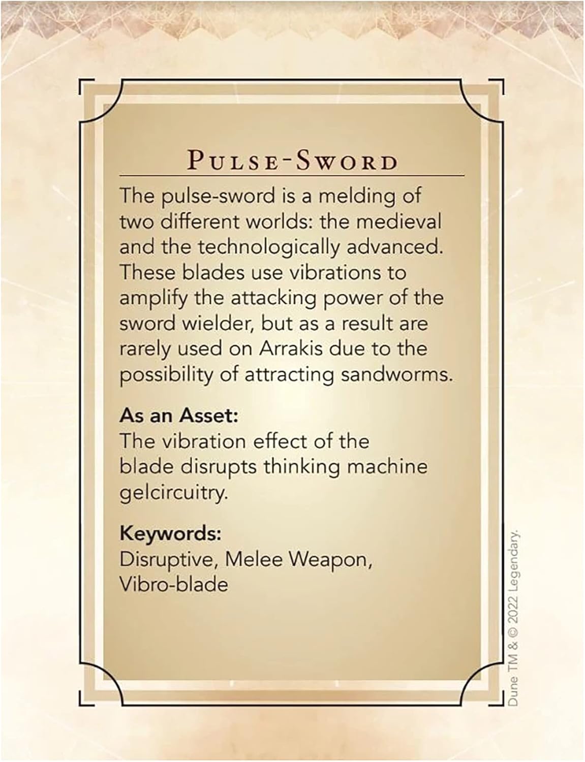 Dune: Asset Cards - Agent Expansion Deck - Dune Adventures in The Imperium, 56 Cards RPG Expansion, Accessory Pack, Each Card Details an Individual Asset, Role-Playing Game